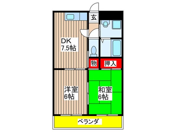 Ｔ・Ｍビルの物件間取画像